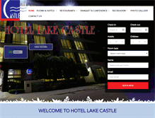 Tablet Screenshot of hotellakecastle.com